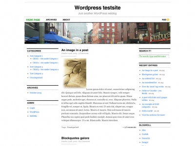 Cutline WordPress theme thumbnail