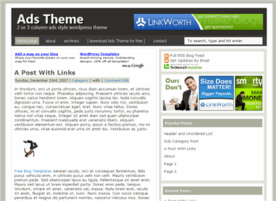 Ads Theme WordPress theme thumbnail
