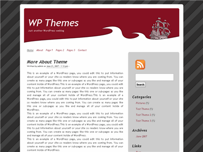 Atlantia WordPress theme thumbnail