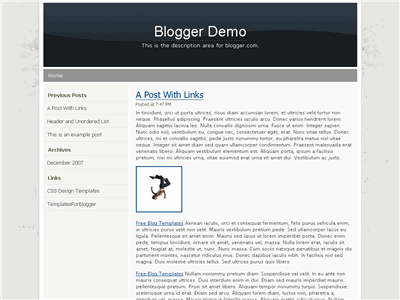 Click to enlarge Dirtylicious Blogger template