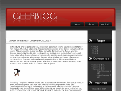 Geek Blog WordPress theme thumbnail