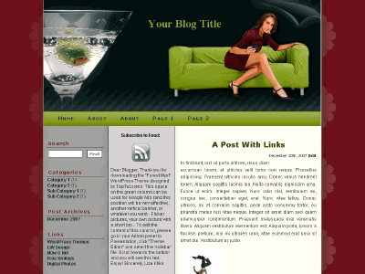 Night Martini WordPress theme thumbnail