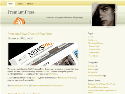 Portrait Press WordPress theme thumbnail