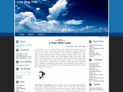 Sky3c WordPress theme thumbnail