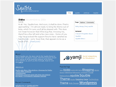 Squible WordPress theme thumbnail