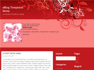 Redd Web WordPress theme thumbnail