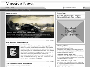 massive news wordpress theme