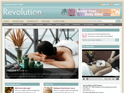 Lifestyle Revolution 2 WordPress theme thumbnail
